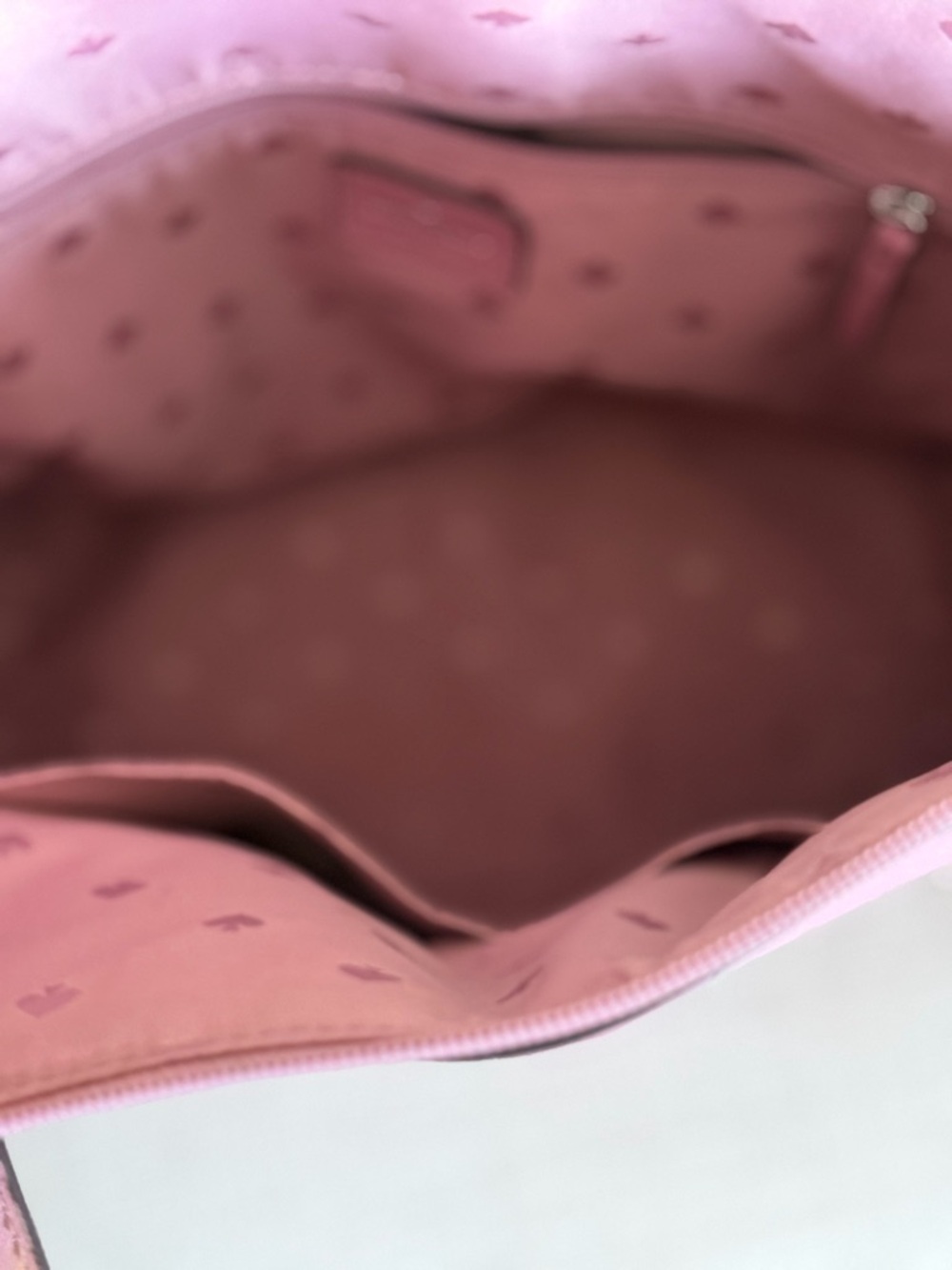 kate spade Rose Pink Glitter Bottom Tote - Picture 2 of 2
